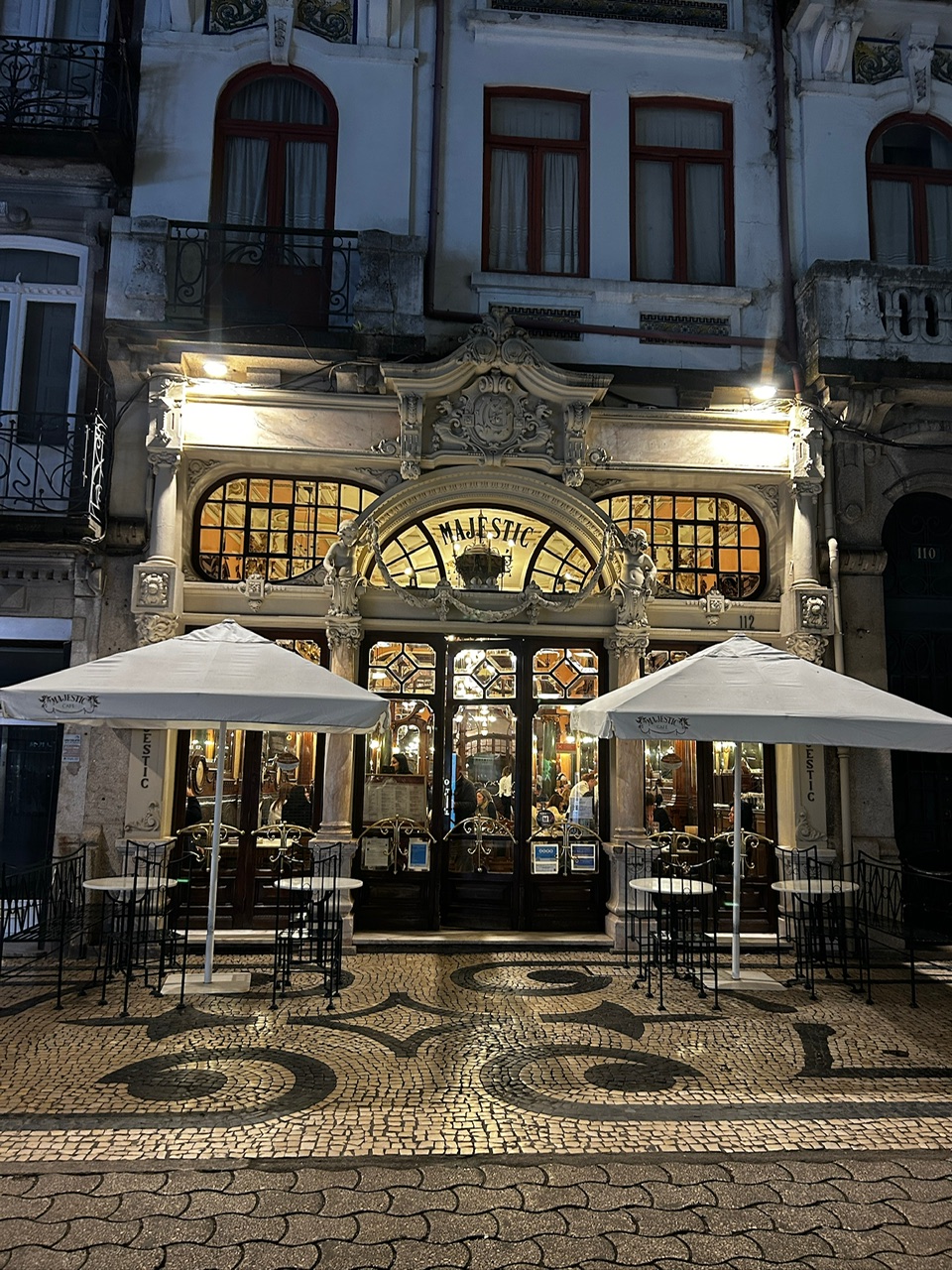 Extérieur du Majestic Café - Porto