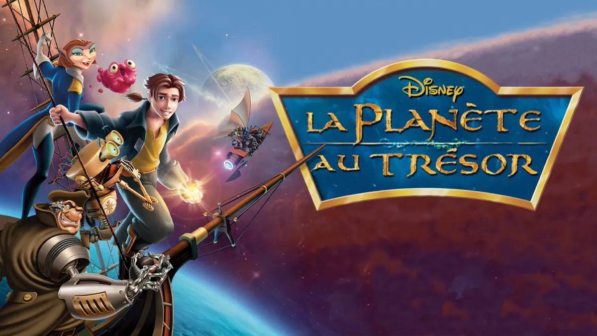 La planète au trésor dans le top 3 des films Steampunk à streamer sur Disney+.