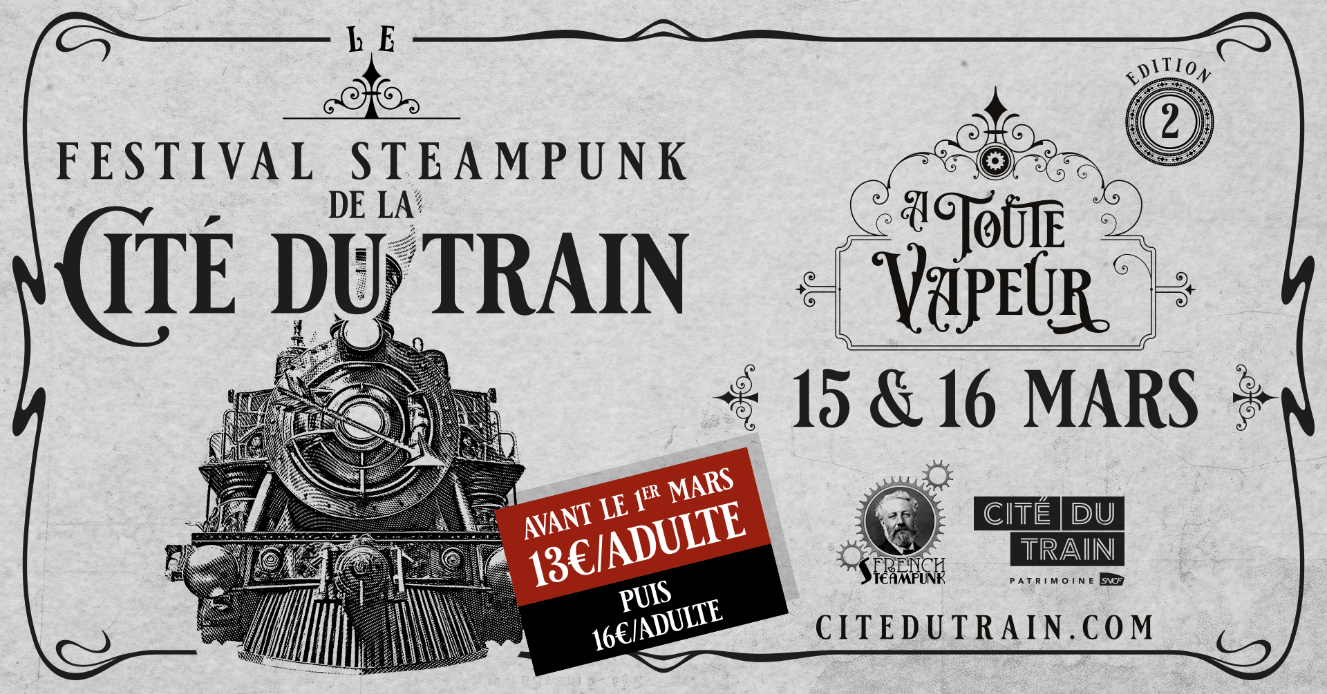 "À toute vapeur" | 2nd Édition du Festival Steampunk