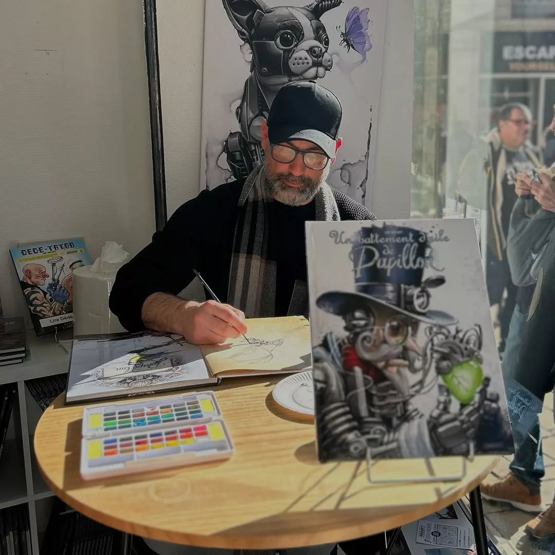 Loïc Malnati - Dédicace Festival international de la bande dessinée Angoulême