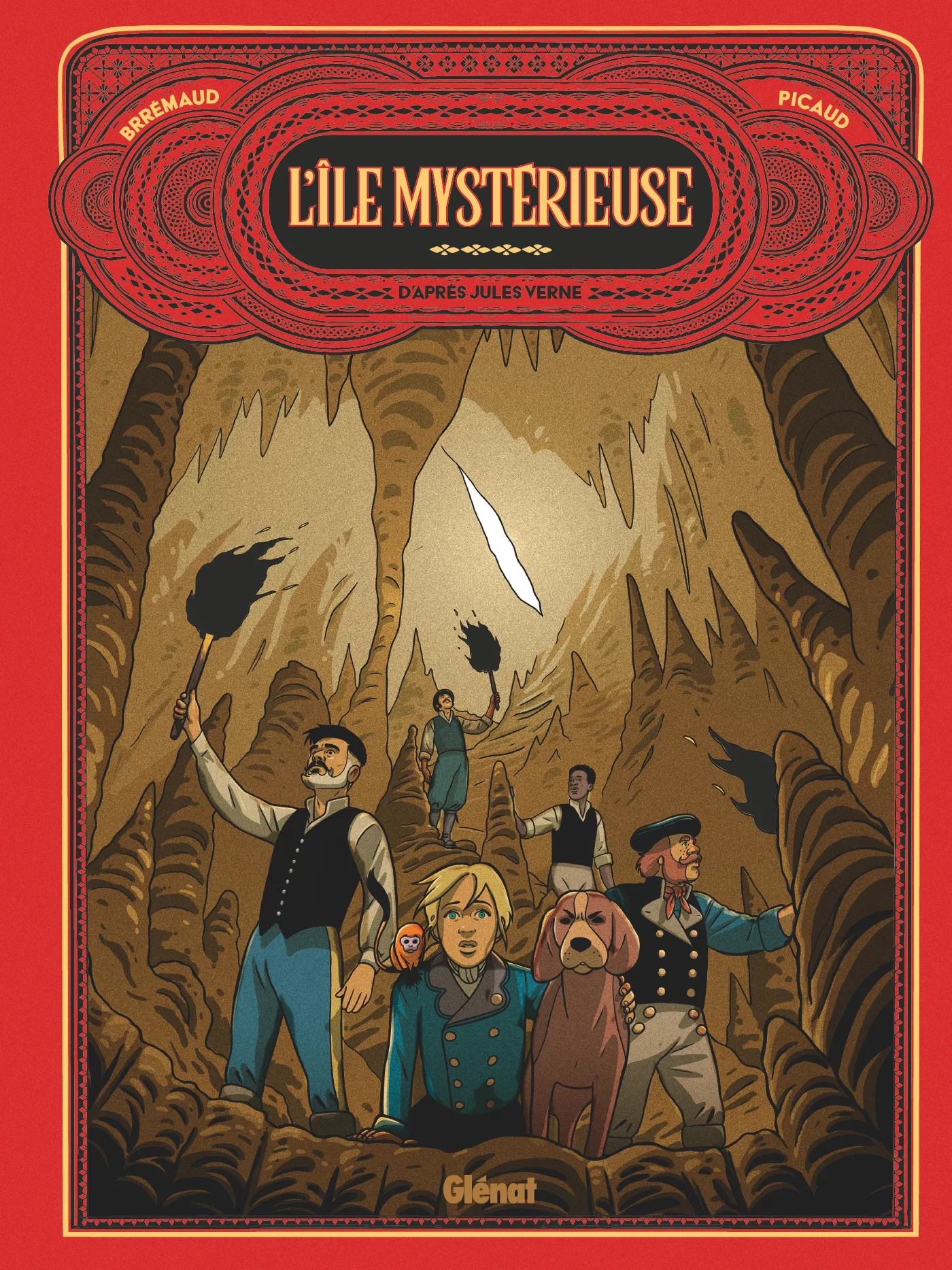 Couverture - Île Mystérieuse - BD - Glénat