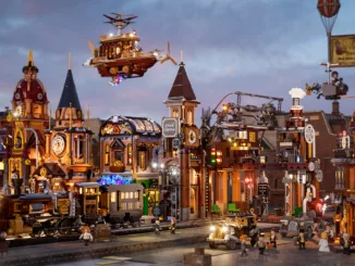 steampunk world city