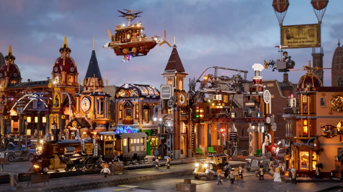 steampunk world city steampunk world city