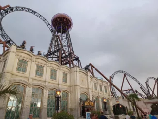 Le Voltron et sa tour Tesla à Europapark