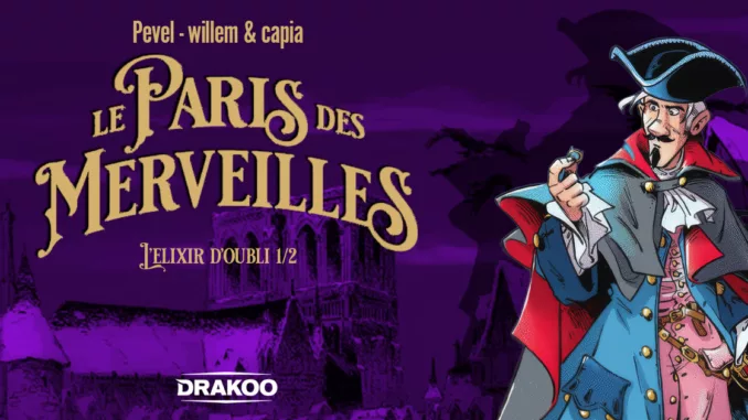 Le Paris des Merveilles - L'Elixir d'Oubli - Couv